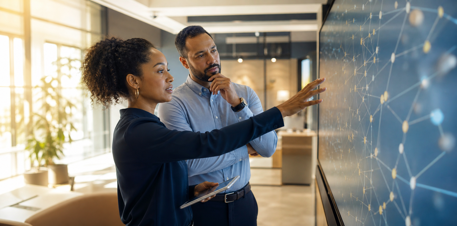 Eos Systems technology operations team collaborating